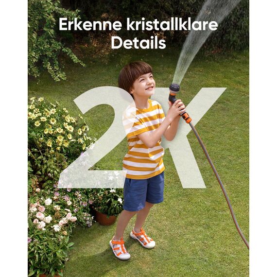 eufy Security überwachungskamera aussen S220 Solo 2-Pack, 2K Auflösung, überwachungskamera aussen solar, Nonstop Power mit Solar, 2,4 GHz WLAN, ohne ABO, ohne monatliche Kosten, Gebührenfreie Nutzung