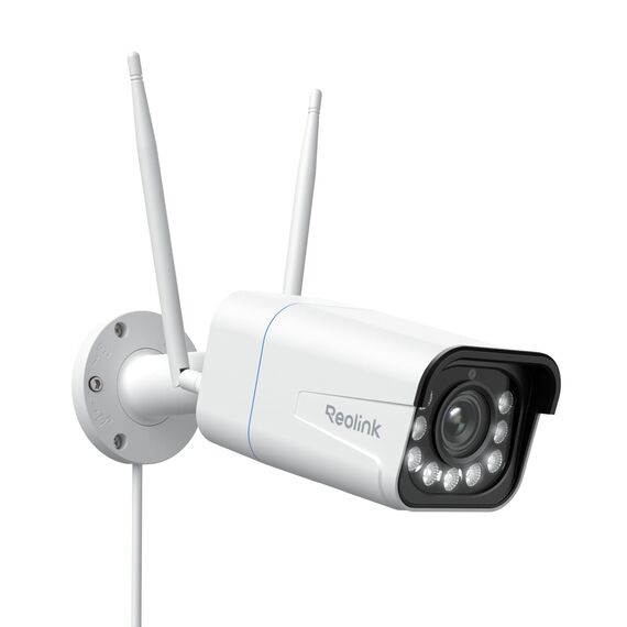 Reolink 4K 8MP Wi-Fi 6 Überwachungskamera Aussen mit 5X Optischem Zoom, Reibungsloser Fernzugriff mit H.265-Aufzeichnung, Farbnachtsicht, Intelligente Erkennung, 2-Wege-Audio, IP67, RLC-811WA