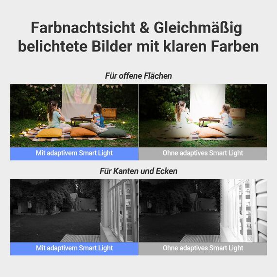 EZVIZ 4MP PTZ Überwachungskamera Aussen Akku, Kabellose WLAN-Außenkamera, 360° Überwachung, Farbnachtsicht, KI Personen- und Fahrzeugerkennung, 2-Wege-Audio, CB8 Lite 2er Pack + 5W Solarpanel