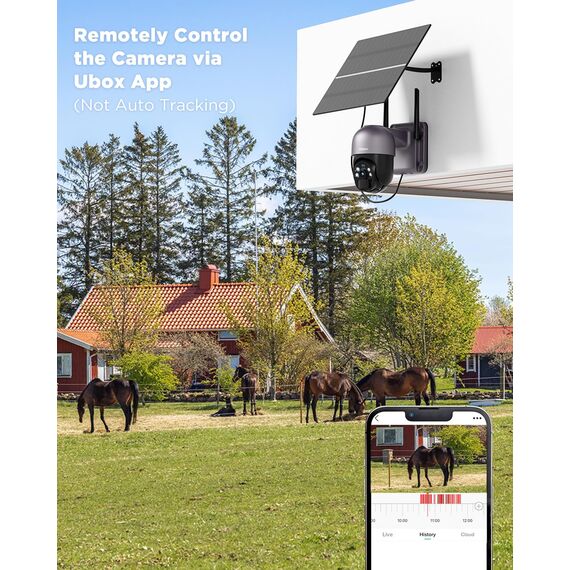 Xega 4G LTE Überwachungskamera mit SIM Karte Aussen【20W Solarpanel】20,000mAh Akku 2K 3MP PTZ Solar Kabellos Überwachungskamera ohne WLAN, 355°/95° Schwenkbar, Farb-Nachtsicht, PIR Erkennung (No WiFi)