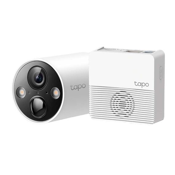 Tapo TP-Link C420S1 Überwachungskamera innen & außen, 2K hohe Auflösung, 5200mAh wiederaufladbarer Akku, Vollfarb-Nachtsicht, AI, microSD-Karte&Cloud-Speicher, 1 Cam mit Hub