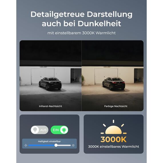 Reolink 4K Wi-Fi 6 Überwachungskamera Set mit IK10 Vandalismusschutz, Farbnachtsicht, 12CH NVR mit 2TB HDD, Personen-/Fahrzeug-/Tiererkennung, 2-Wege-Audio, IP67 wetterfeste WLAN-Kameras, RLK12-800WV4