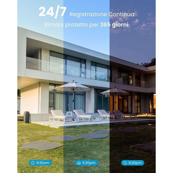 ieGeek 2K Überwachungskamera Aussen, PTZ Outdoor WLAN IP Kamera überwachung außen, WiFi Dome Camera mit Farbiger Nachsicht, Bewegungserkennung,Mensch Bewegungsmelder,