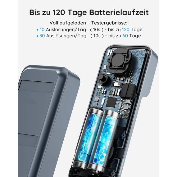 BOIFUN 2K 5MP WLAN Video Türklingel mit Kamera,Alexa-kompatibel, Nachtsicht, PIR Bewegungserkennung, 2-Wege-Audio, Unterstützt SD & Cloud-Speicher, mit Chime, 2.4Ghz WLAN