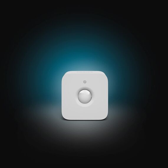 Philips Hue Bewegungsmelder Indoor, Tageslichtsensor für smarte Beleuchtung, automatische Lichtsteuerung bei Bewegung für EIN sicheres Zuhause, weiß (Packung mit 2)