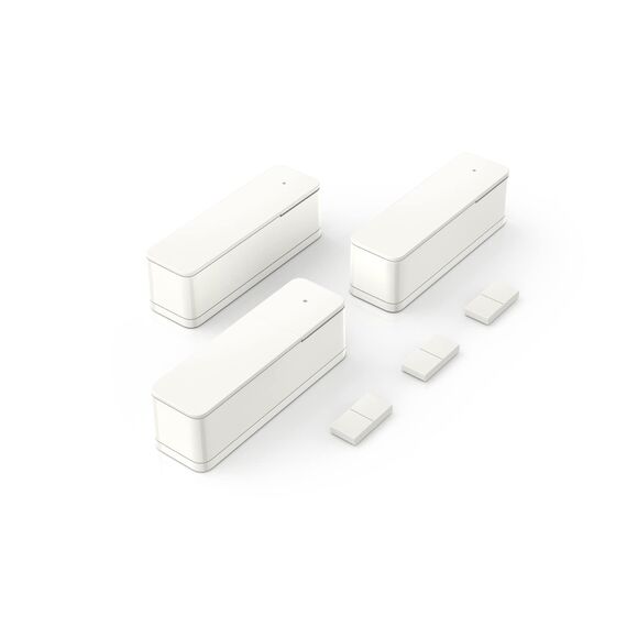 Bosch Smart Home Tür-/Fensterkontakt II, Smarter Sensor zum energieeffizienten Heizen, kompatibel mit Amazon Alexa und Google Assistant, 3er-Set