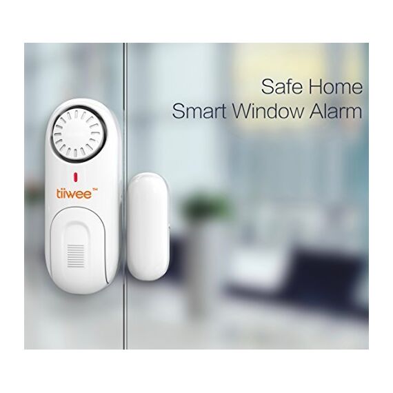 tiiwee Fensteralarm Türalarm 120 dB Einbruchschutz - 2er Set mit Batterien