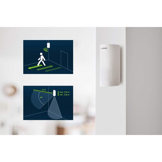 Bosch Smart Home Bewegungsmelder mit App-Funktion, kompatibel mit Apple Homekit