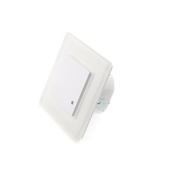 HUBER Motion 7 HF Hochfrequenz Bewegungsmelder UP180° - LED geeignet, Sensor inkl. Glasrahmen, 3-Draht-Technik mit Relais