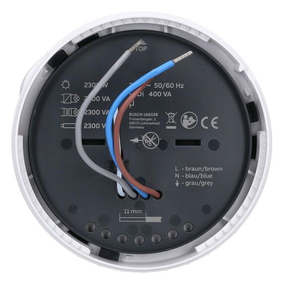Busch-Jaeger 6851/22-134 Busch-Wächter® PRO 220° BT Bewegungsmelder mit Steuerung via Bluetooth App Flexible Montage Weiß 2CKA006800A3075