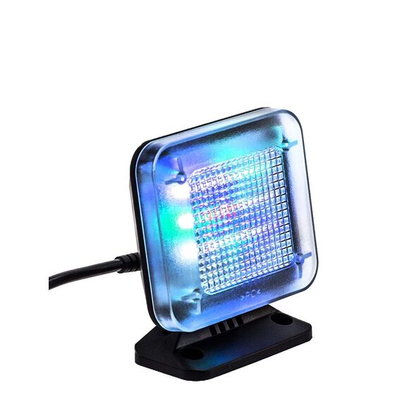 Kobert-Goods – LED TV-Simulator, durch Lichtsimulation zum Einsatz als Einbruchschutz, Home-Security, Fernseh-Atrappe/Fake-Fernseher, mit 12 LED’s und 3 wählbaren Programmen, Zeitschaltuhr