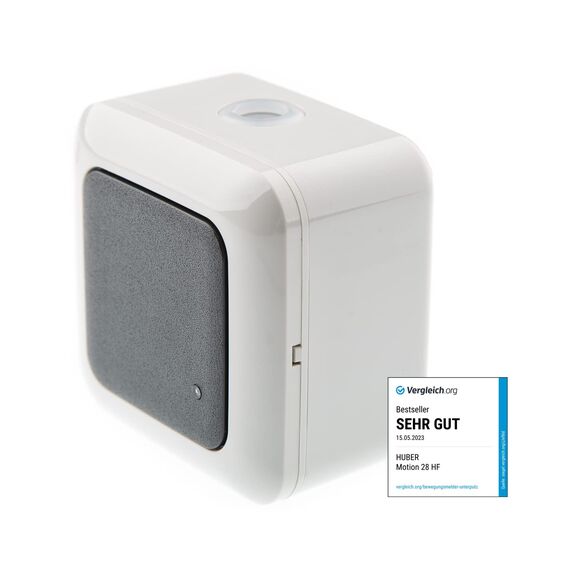HUBER Motion 25 HF Hochfrequenz Bewegungsmelder AP 180° IP44 - LED geeignet, Radar Sensor inkl. Gehäuse, 3-Draht-Technik mit Relais