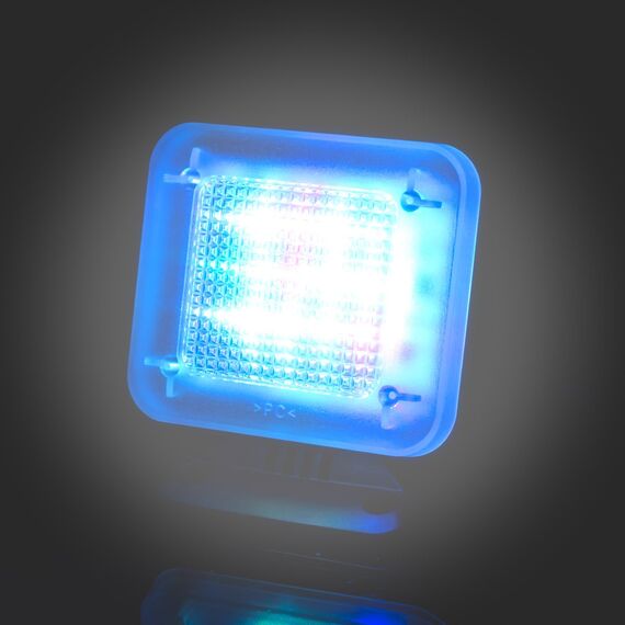 tiiwee LED TV Simulator mit 12 LED's und 3 wählbaren Programmen - Komplett mit Netzadapter - Lichtsimulation zum Einsatz als Einbruchschutz -Fernsehsimulator - Fernseh-Atrappe - Fake TV