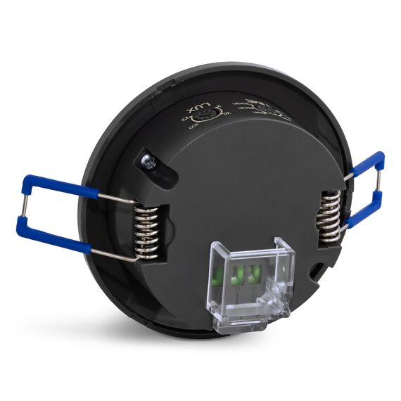 SEBSON Bewegungsmelder Innen 2er Set - Unterputz Aufputz Decken Montage, programmierbar, Reichweite 8m / 360°, Infrarot Sensor, LED geeignet, 3-Draht