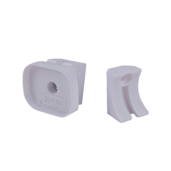 Shelly Blu Motion Halterung – Verstellbare Wandhalterung für Shelly Bewegungsmelder – 2 Montageoptionen (Ecke & Wand) – Neigbar 5-45° – Kleben oder Schrauben – weiß | Xebtec