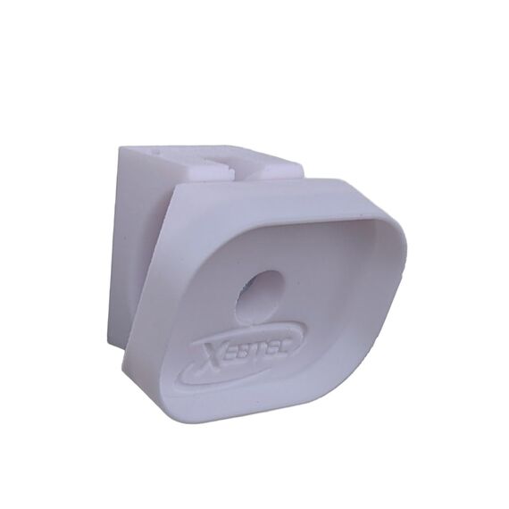 Shelly Blu Motion Halterung – Verstellbare Wandhalterung für Shelly Bewegungsmelder – 2 Montageoptionen (Ecke & Wand) – Neigbar 5-45° – Kleben oder Schrauben – weiß | Xebtec