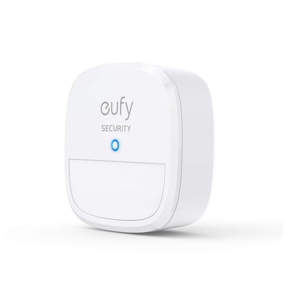 eufy Security Bewegungssensor, Sicherheitssystem mit Alarm, 100° Blickfeld, 9m Reichweite, 2 Jahre Akku, Einstellbare Empfindlichkeit, Steuert HomeBase Überwachungsgeräte, HomeBase notwendig