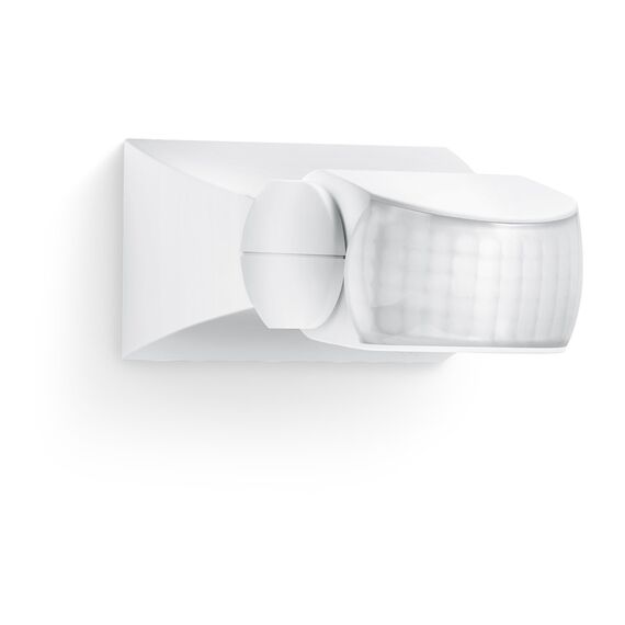 Steinel Bewegungsmelder is 1 Basic, 120°-Sensor, 10 m Reichweite, Außen- und Innenbereich, IP54, Aufputz-Montage an Wand und Decke, weiß