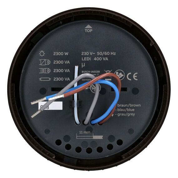 Busch-Jaeger 6851/9-131 Busch-Wächter® PRO 90° BT Bewegungsmelder mit Steuerung via Bluetooth App Flexible Montage Braun 2CKA006800A3061