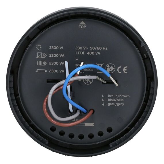 Busch-Jaeger 6851/9-135 Busch-Wächter® PRO 90° BT Bewegungsmelder mit Steuerung via Bluetooth App Flexible Montage Anthrazit 2CKA006800A3067