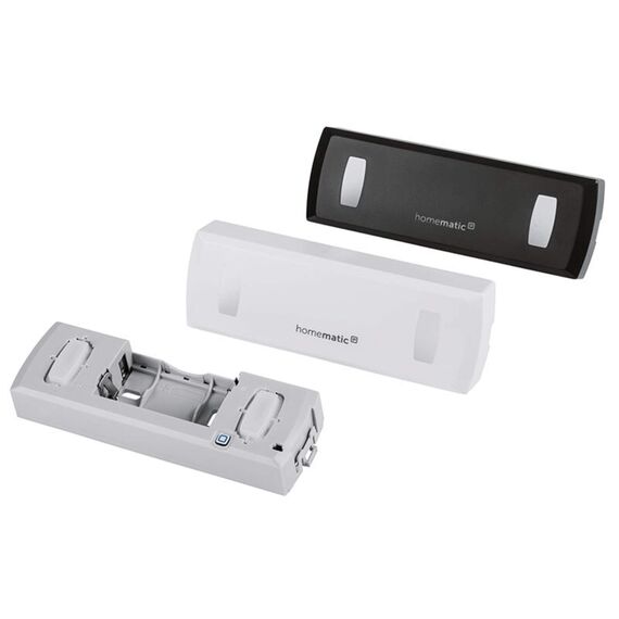 Homematic IP Smart Home Durchgangssensor mit Richtungserkennung, 3 V, weiße + braune Abdeckung im Lieferumfang enthalten, Bewegungserkennung, Energie sparen, 151159A0