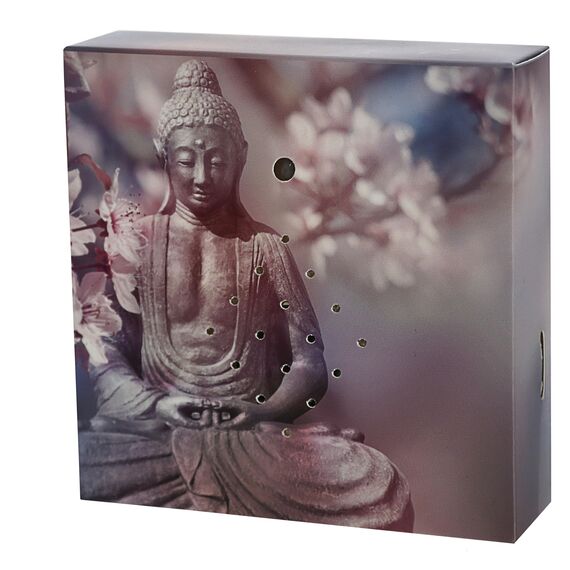 Soundbox 4er Set Bewegungssensor | 12x12x3,5cm Pappe Kunststoff | Meditationssound Wellenrauschen Möwengesang (1 x 4er Set Soundbox)