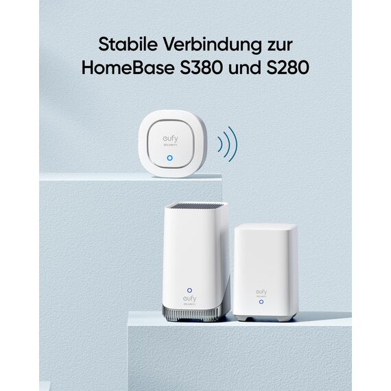 eufy Security Sirene, IP65 Wetterfest, App Steuerung,, HomeBase Erforderlich, Homebase 2 & 3 kompatibel, 105dB kabelloser Alarm, mit Fernalarmierung, 2 Jahre Batterielaufzeit