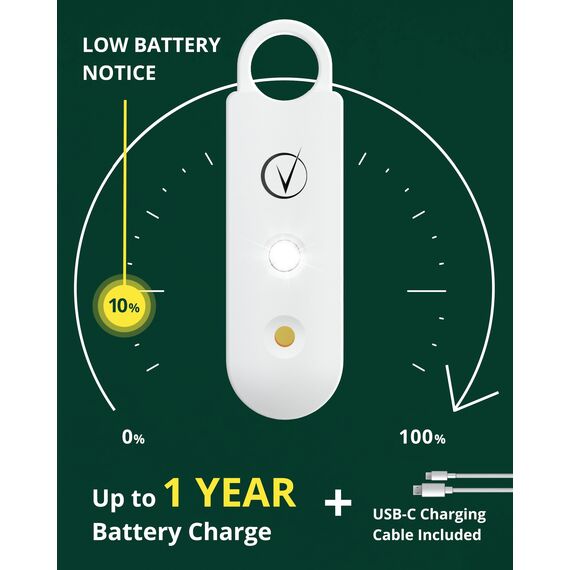 Vantamo Taschenalarm Extra Laut 130dB Mit 2 Lautsprechern Für Selbstverteidigung Frauen, Hell Taschenlampe & Batteriewarnung, Alarm Für Frauen Unterwegs Mit Schlüsselanhänger