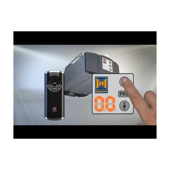 Hörmann Handsender HSE1 868-BS (Struktur Chrom schwarz, mit ‚Tastenfunktion, mit Öse für Schlüsselanhänger, BiSecur Funktechnologie) 4511728