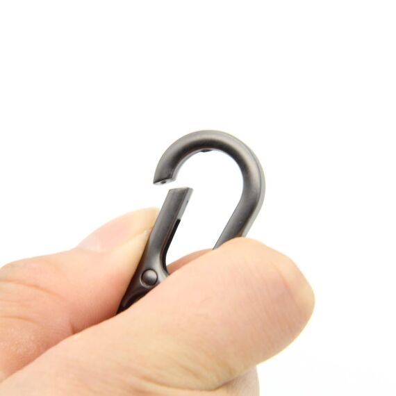 KMKANPO 4 Stück karabinerhaken klein,karabinerhaken schlüsselanhänger,schlüssel karabiner,Carabiner Schlüsselanhänger,Schlüsselring mit Karabiner,für Schlüssel, Rucksäcke und Charms,Autoschlüssel