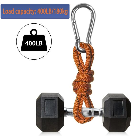 Czkonore 15 Stück Karabiner Set, 6 x60mm Klein Karabinerhaken Belastbar bis 180kg, Karabinerhaken für Schlüsselanhänger, Camping, Hängematte, Hundeleine (15 Stück Silber, 6 * 60mm)