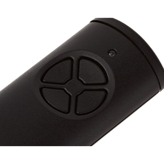 Hörmann Handsender HSE4 BS mit 4 Tastenfunktionen, mit Öse für Schlüsselanhänger, BiSecur Funktechnologie, (für Garagentor, Einfahrtstor, Haustür usw.), schwarz 4511736, 1er Pack