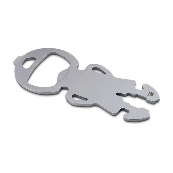 Geschenkartikel: ROMINOX Shop Tool // Best Buddy – 11 Funktionen, Einkaufswagenlöser mit Zusatzfunktionen, Edelstahl Keytools, Multifunktionswerkzeug, Kleinigkeit für Adventskalender