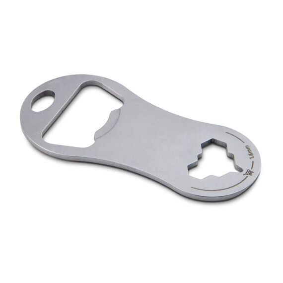 Geschenkartikel: ROMINOX Shop Tool // Allrounder – 8 Funktionen, Einkaufswagenlöser mit Zusatzfunktionen, Edelstahl Keytools, Multifunktionswerkzeug, Kleinigkeit für Adventskalender