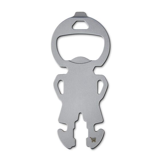 Geschenkartikel: ROMINOX Shop Tool // Best Buddy – 11 Funktionen, Einkaufswagenlöser mit Zusatzfunktionen, Edelstahl Keytools, Multifunktionswerkzeug, Kleinigkeit für Adventskalender