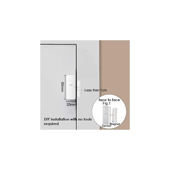 Tür- und Fenstersensoren (2er-Pack) - AGSHOME Hub erforderlich