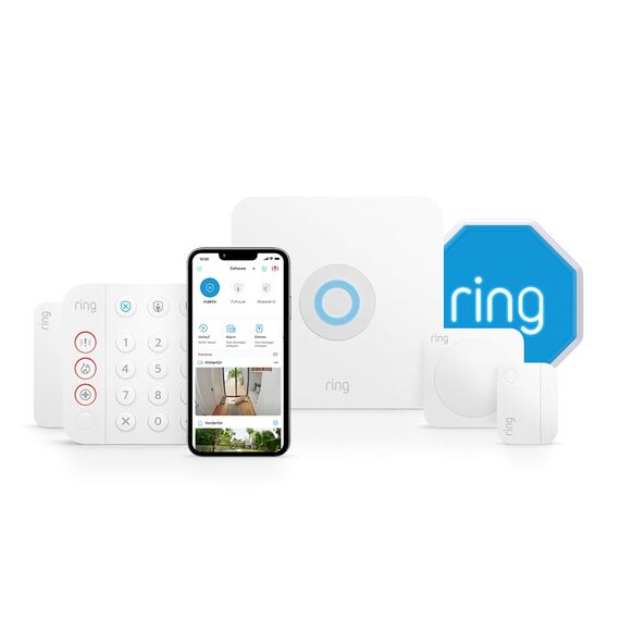 Ring Alarm-Set - S mit Außensirene | Alarmanlage für Haus & Wohnung mit WLAN und Sensoren | Alarm-Benachrichtigungen direkt auf dein Smartphone | haustierfreundlich | Alexa-kompatibel