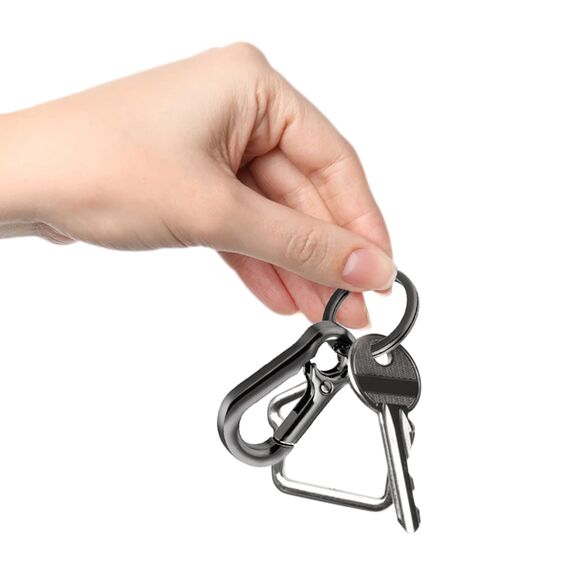 KMKANPO 8 Stück karabinerhaken klein,karabinerhaken schlüsselanhänger,schlüssel karabiner,Carabiner Schlüsselanhänger,Schlüsselring mit Karabiner,für Schlüssel, Rucksäcke und Charms,Autoschlüssel