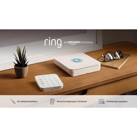 Ring Alarm-Set - S | Alarmanlage für Haus & Wohnung mit WLAN und Sensoren | Alarm-Benachrichtigungen direkt auf dein Smartphone | haustierfreundlich | Funktioniert mit Alexa