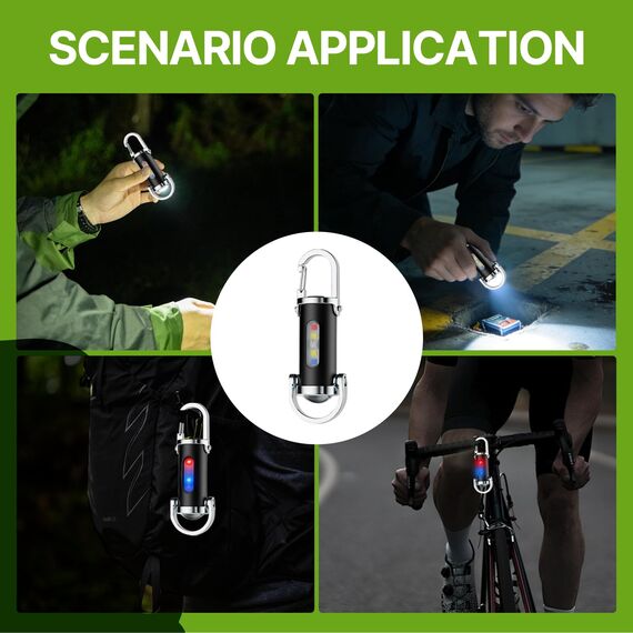 TaimeiMao Portable Keychain Flashlight,1200LM Superhelle Mini-Schlüsselanhänger, Superhelle Mini Led Taschenlampe, Taschenlampe Wasserdicht für Haushalt Reisen Camping