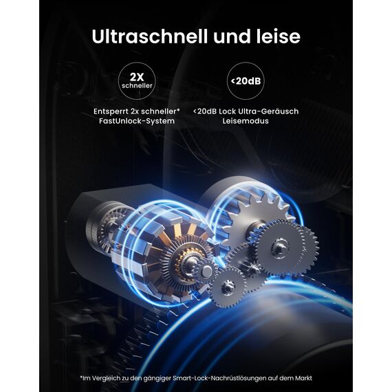 SwitchBot WLAN Smart Lock Ultra mit Keypad Vision, 3D-Gesichts-/Fingerabdruckerkennung, Elektronisches Türschloss mit Aufladbarem Akku, Öffnen per Gesicht, Fingerprint, Code, Alexa, unterstützt Matter