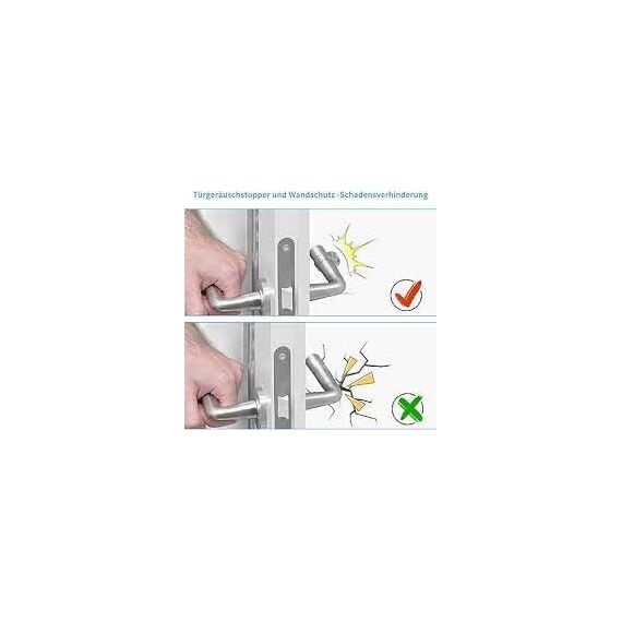 OG-ER Türstopper klinke Türklinkenpuffer Türklinken stopper, 5er-10er-20er Set, türgriff schutz, türstopper türklinke, türklinkenpuffer transparent (5er Set)