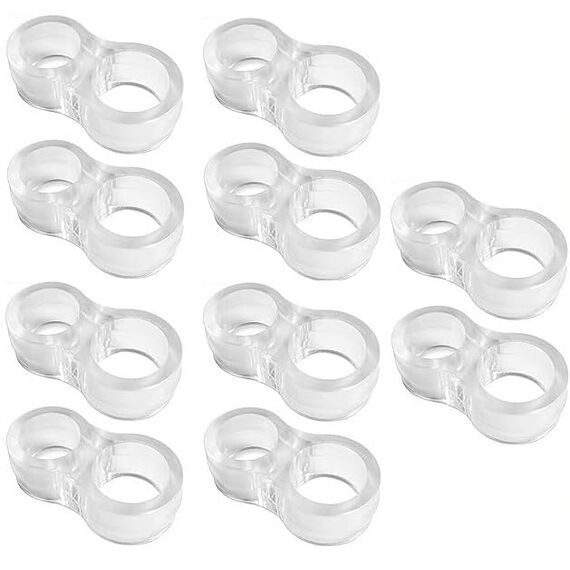 OG-ER Türstopper klinke Türklinkenpuffer Türklinken stopper, 5er-10er-20er Set, türgriff schutz, türstopper türklinke, türklinkenpuffer transparent (10er Set)