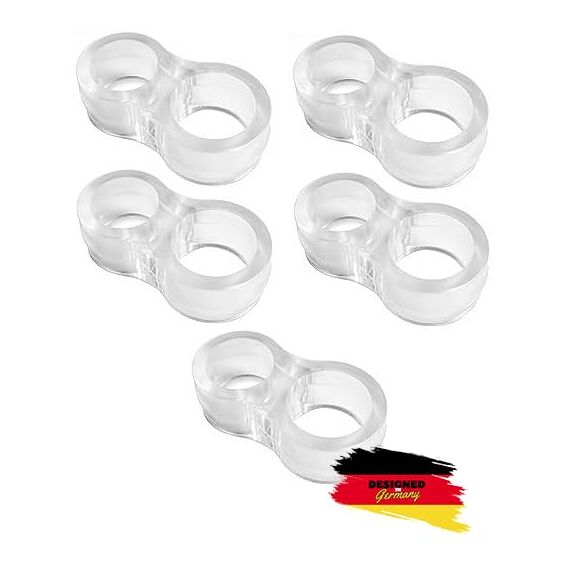 OG-ER Türstopper klinke Türklinkenpuffer Türklinken stopper, 5er-10er-20er Set, türgriff schutz, türstopper türklinke, türklinkenpuffer transparent (5er Set)