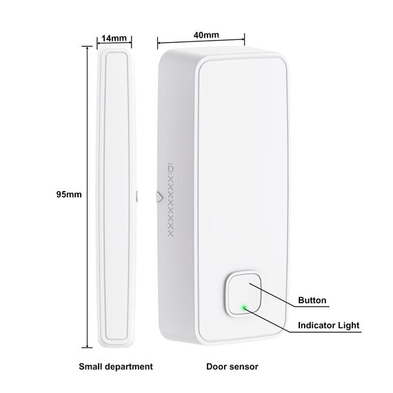 WELOCK Door Sensor, Türsensor für WELOCK Elektronisches Türschloss, Mitteilungen (Tür offen, geschlossen) aus der Ferne, Bluetooth, Zubehör für Smart Lock, weiß