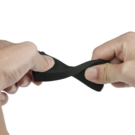 Gvolatee 5 Stück türstopper boden schwarz, Höhenverstellbar kratzfester Rutschfester türkeil gummi hoch, Ungiftig Kein Unangenehmer Geruch türpuffer, Schutz für Balkontür, Arbeitszimmer, Kinderzimmer