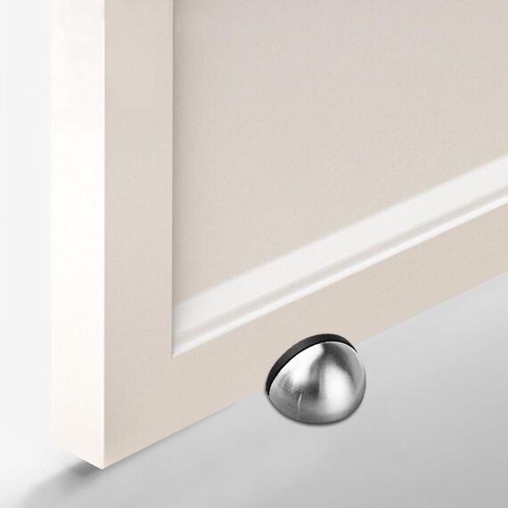 Nutabevr 5 Stück Türstopper Boden Edelstahl,Schwerer Türstopper Boden Selbstklebend mit Gummipuffern, Door Stopper für alle Hartböden zum Schutz von Türen, Kinderzimmer, Balkontür, Wänden und Möbeln
