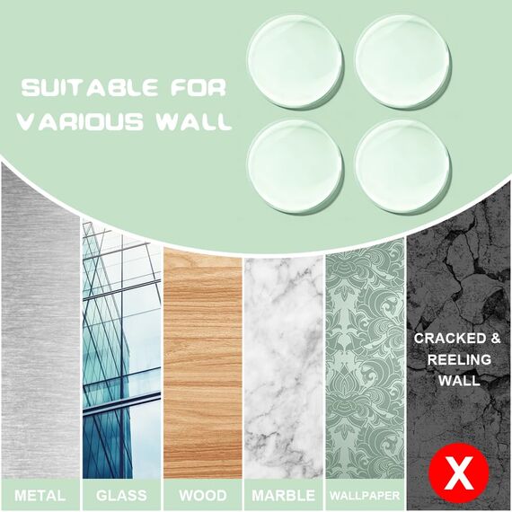 Vicloon Türstopper, 12 Stück Dezente Türpuffer Transparent, 20 * 5mm Silicone Türstopper Wand, Selbstklebend Transparent​ Runde für Türklinkenpuffer, Schützende Tür Stoßstange Wand Schalldämpfer