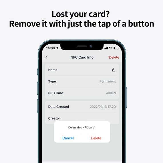 SwitchBot WLAN Smart Lock Pro mit Touchscreen-Tastatur, Türriegelschlösser, Smartes Türschloss, Elektronisches Türschloss, Türöffner per App, Fingerprint, Code, Alexa, unterstützt Matter (Card)