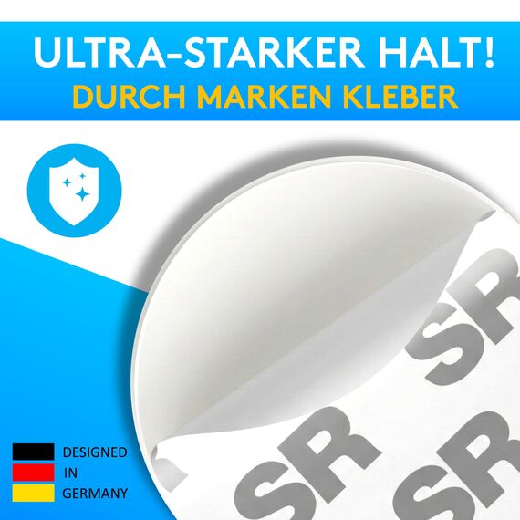 SilverRack® Türstopper Wand selbstklebend Weiß [10 Stück] - Wandpuffer als perfekter Schutz für Wand und Tür - Türpuffer Wandschutz als Türstopper für Türklinken gegen Türanschlag